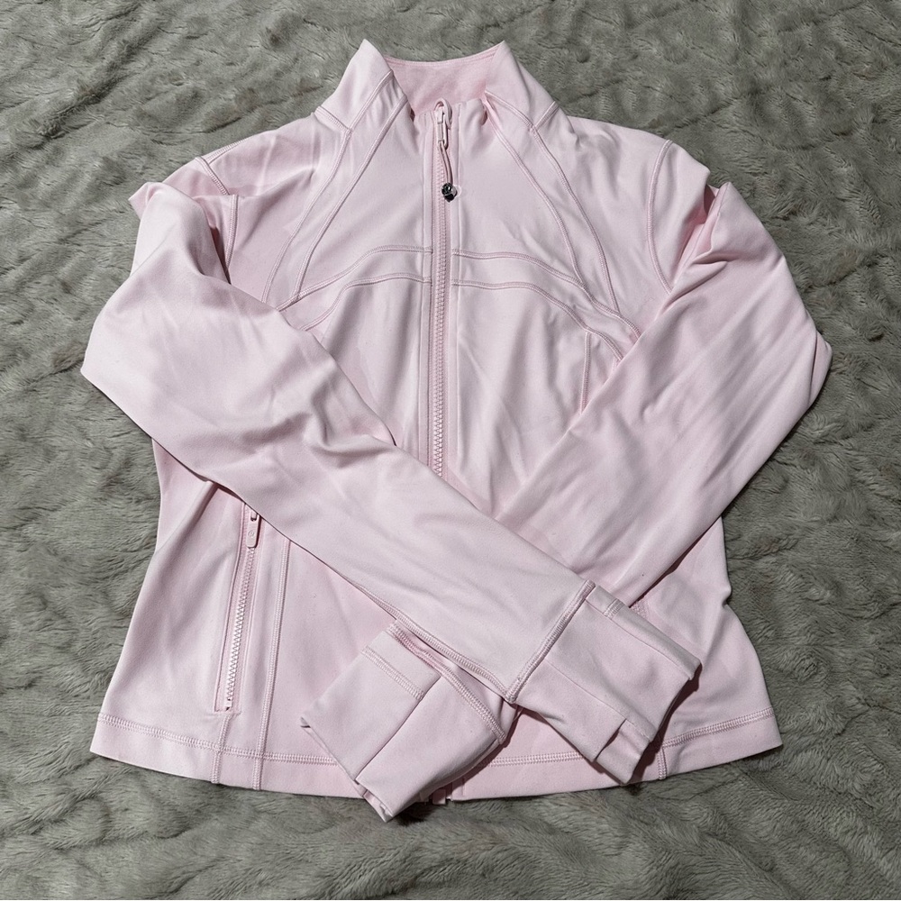 Lululemon Cropped Define Jacket Strawberry Milkshake